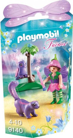 9140 PLAYMOBIL Fairies Elfje met uil en stinkdier