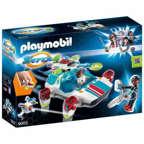 9002 PLAYMOBIL Super4 FulguriX met Gene