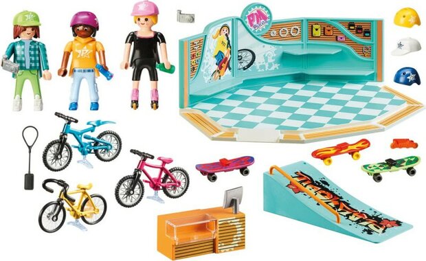 9402 Playmobil Fiets- en skatewinkel