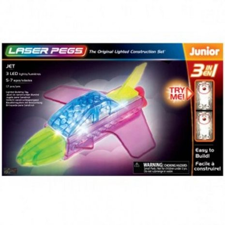 31014 Laser Pegs Junior 3-in-1 Jet