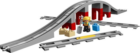 10872 LEGO  DUPLO  Treinbrug en -rails
