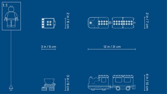 10874 LEGO DUPLO Stoomtrein