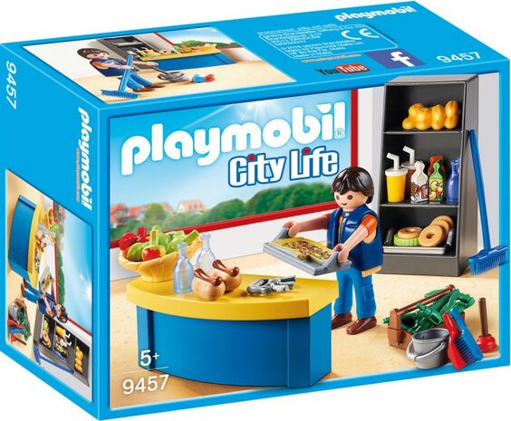 9457 PLAYMOBIL Schoolconciërge met kiosk