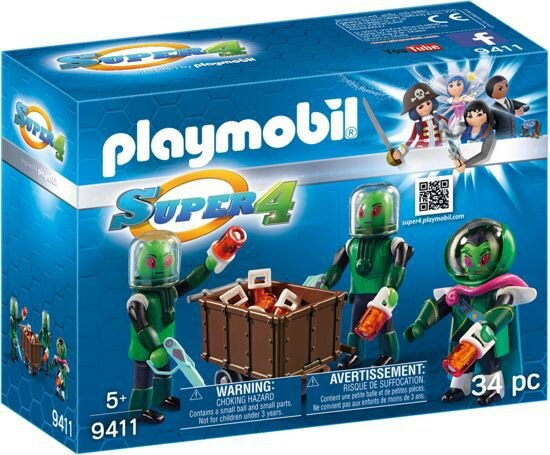 9411 PLAYMOBIL Super4 Sykronian buitenaardse wezens