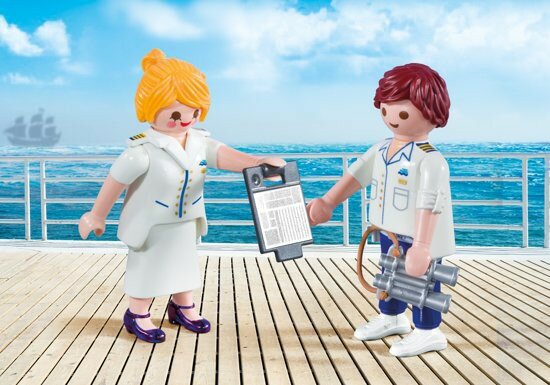 9216 PLAYMOBIL DuoPack Steward en stewardess