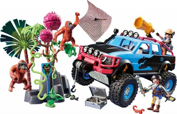9407 PLAYMOBIL Super4 Monstertruck met Alex en Brute Brock
