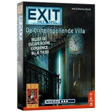 999Games EXIT De Onheilspellende Villa Breinbreker Escape Room Bordspel