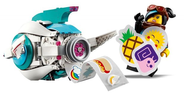 70830 LEGO The Movie 2 Lieve Chaos' Systar Ruimteschip!