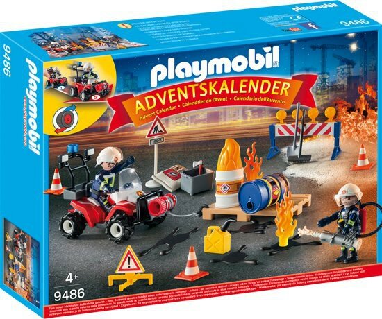 9486 PLAYMOBIL Adventskalender Interventie op de bouwwerf