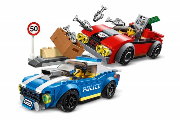 60242 LEGO City Politiearrest op de Snelweg