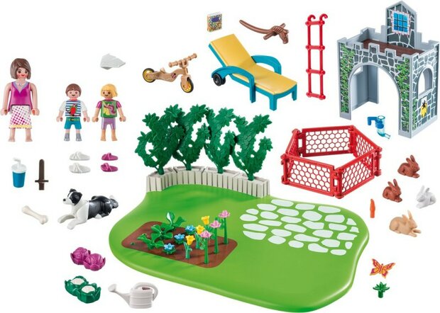 70010 PLAYMOBIL SuperSet Familietuin