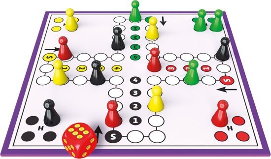 881795 Ludo small Bordspel