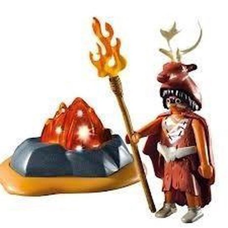 5104 PLAYMOBIL Vuurwachter Met LED-verlichte Rots