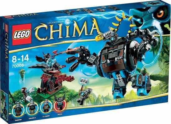 70008 LEGO Chima Gorzans Gorilla Striker