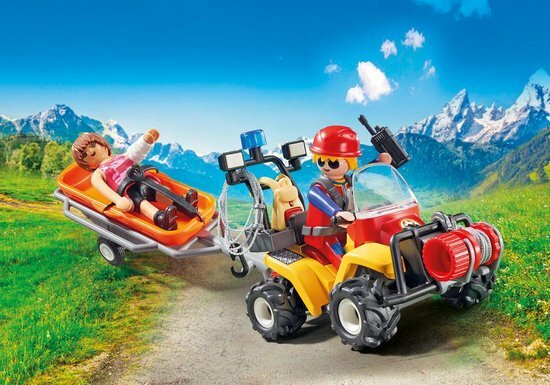 9130 PLAYMOBIL Reddingsquad met draagberrie 