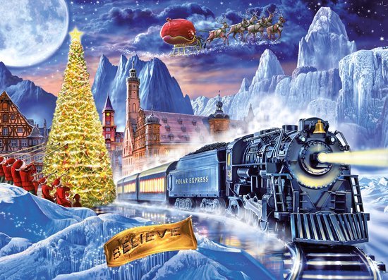 55872 King Puzzel Polar Express 1000 Stukjes