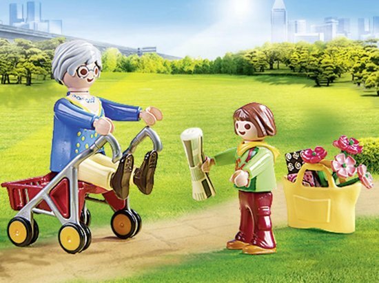 70194 PLAYMOBIL City Life Oma met rollator