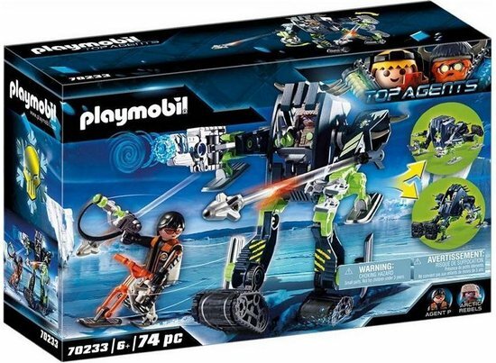 70233 PLAYMOBIL Top Agents Arctic Rebels sneeuwrobot