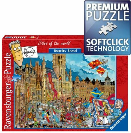 165544 Ravensburger Puzzel Fleroux Brussel 925 stukjes