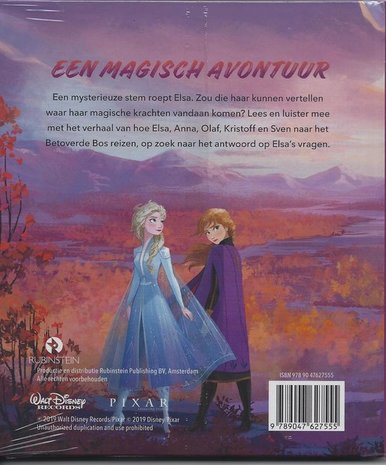 627555 Een magisch avontuur Frozen 2 boek en cd