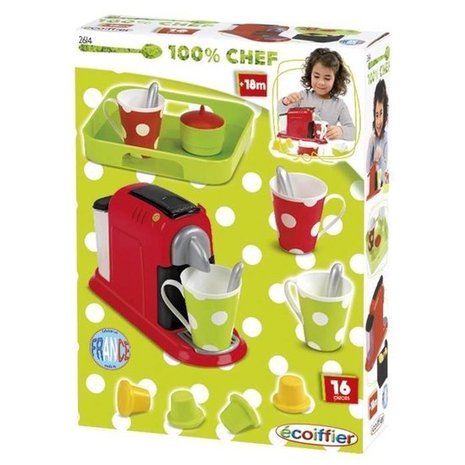 26143 Ecoiffier Chef Speelgoed Espresso Machine