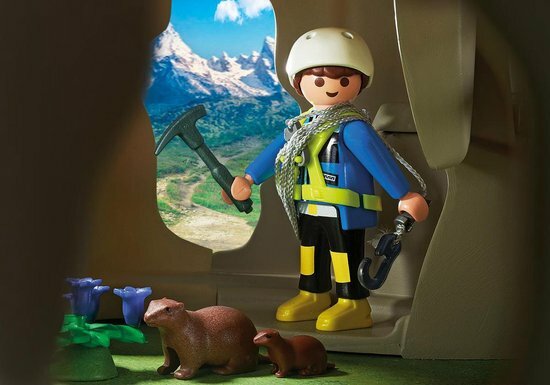 9126 Playmobil Bergbeklimmers met berghut