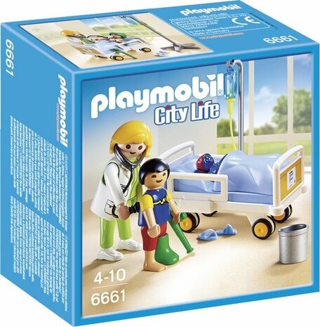 70587 PLAYMOBIL City Life Ziekenhuiskamer met arts