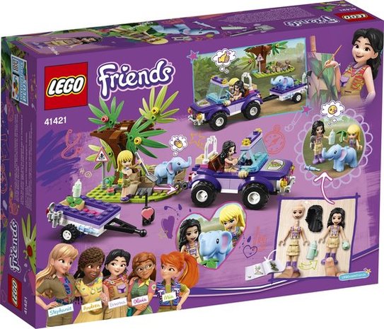 41421 LEGO Friends Reddingsbasis Babyolifant in Jungle 