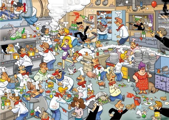 71306 Goliath Puzzel That's Life Puzzel Kitchen 1000 stukjes