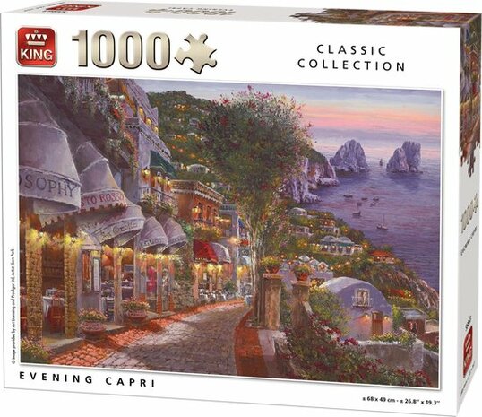 55863 King Puzzel Evening Capri 1000 Stukjes