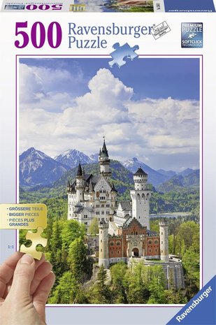 136810 Ravensburger puzzel Neuschwanstein 500 stukjes