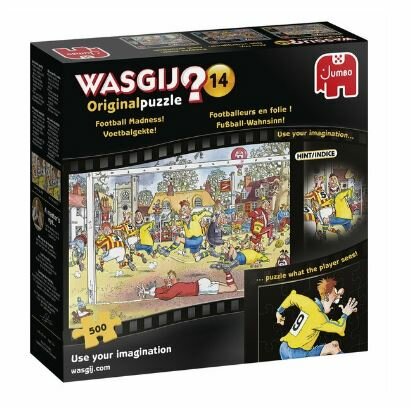 81805 Jumbo Puzzel Wasgij Original 14 Voetbalgekte! 500 stukjes