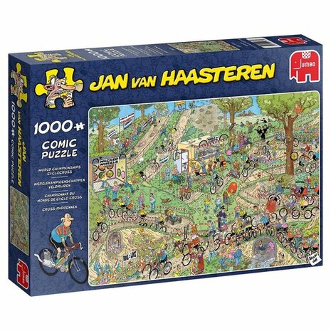 19174 Jumbo Puzzel Jan van Haasteren Wereldkampioenschappen Veldrijden 1000 Stukjes