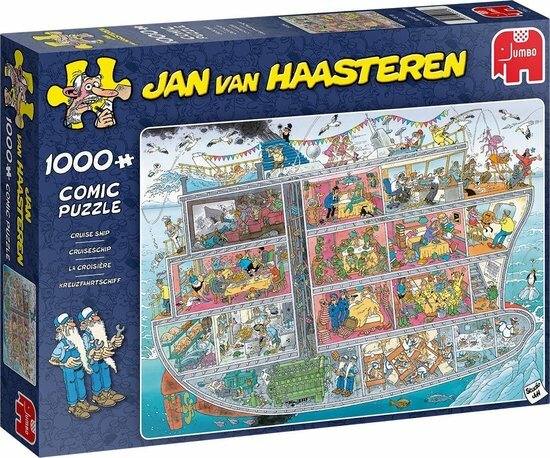 20021 Jumbo Puzzel Jan van Haasteren Cruiseschip 1000 Stukjes