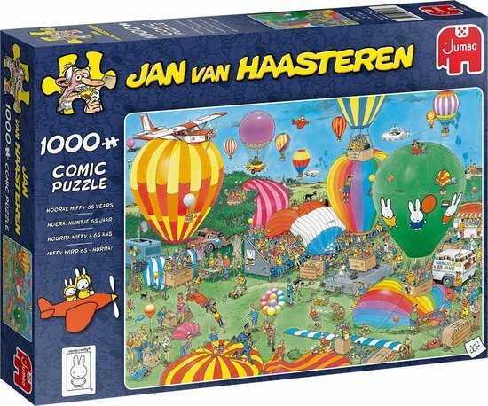 20024 Jumbo Puzzel Jan van Haasteren Hoera! Nijntje 65 Jaar 1000 Stukjes