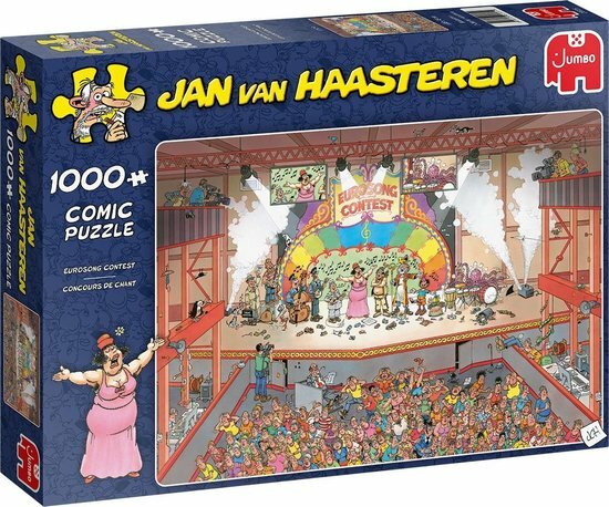 20025 Jumbo Puzzel Jan van Haasteren Eurovisie Songfestival 1000 Stukjes