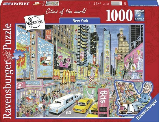 197323 Ravensburger puzzel Fleroux New York 1000 stukjes