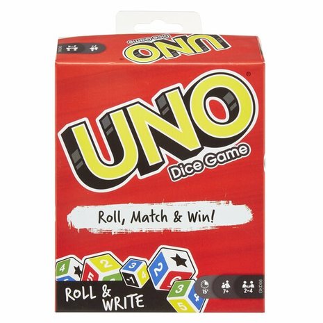 24353 Mattel Uno Roll & Write Dice Game
