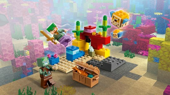 21164 LEGO Minecraft Het Koraalrif