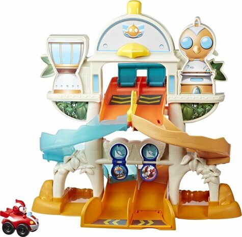 91725 Hasbro Playskool Nicelodeon jr. Top Wing Academy Racebaan Auto Speelset Garage