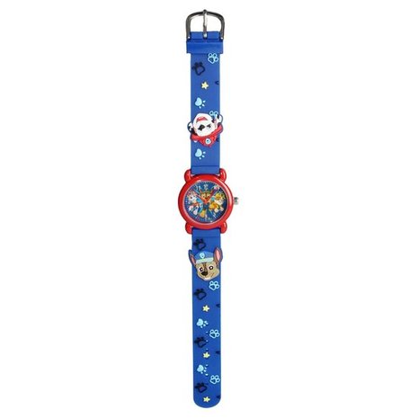 77366 Paw Patrol Kids Time 3D Boys Horloge 27 Ø Blauw