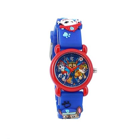 77366 Paw Patrol Kids Time 3D Boys Horloge 27 Ø Blauw