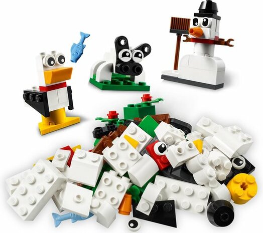 11012 LEGO Classic Creatieve Witte Stenen
