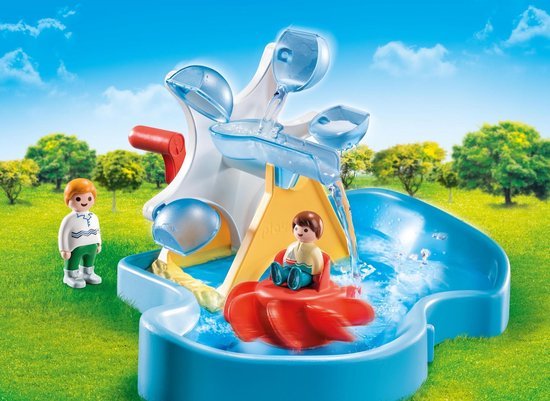 70268 PLAYMOBIL 1.2.3. Aqua Waterrad Met Carrousel