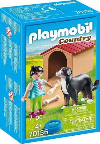 70136 PLAYMOBIL Country Jongen Met Hond