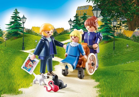 70258 PLAYMOBIL Heidi Klara met vader en juf Rottenmeier