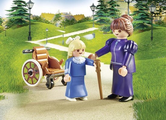 70258 PLAYMOBIL Heidi Klara met vader en juf Rottenmeier