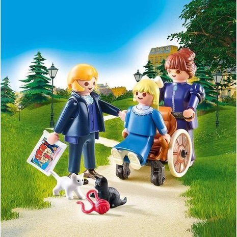 70258 PLAYMOBIL Heidi Klara met vader en juf Rottenmeier