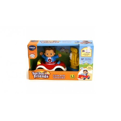 26030 Vtech Baby Toot-Toot Friends Cruise and Go Auto met Figuur + Licht en Geluid