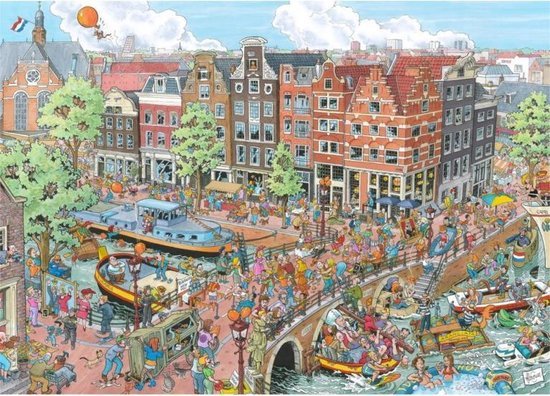 164295 Ravensburger Puzzel Fleroux Amsterdam Prinsengracht 925 stukjes